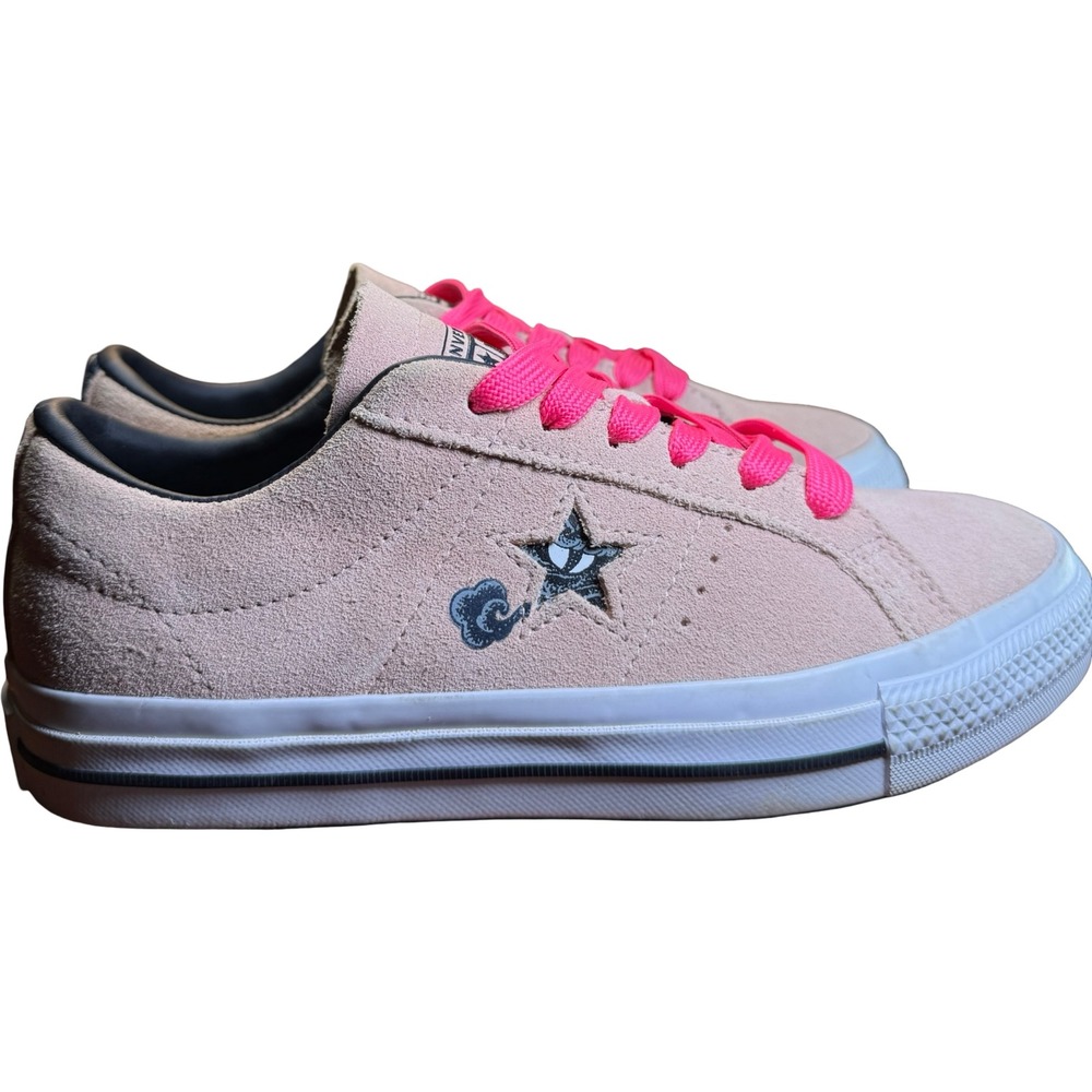 Converse One Star Pro Sage Elsesser Unisex 6.5W 5M Pink Suede Excellent A04135C - Picture 2 of 11